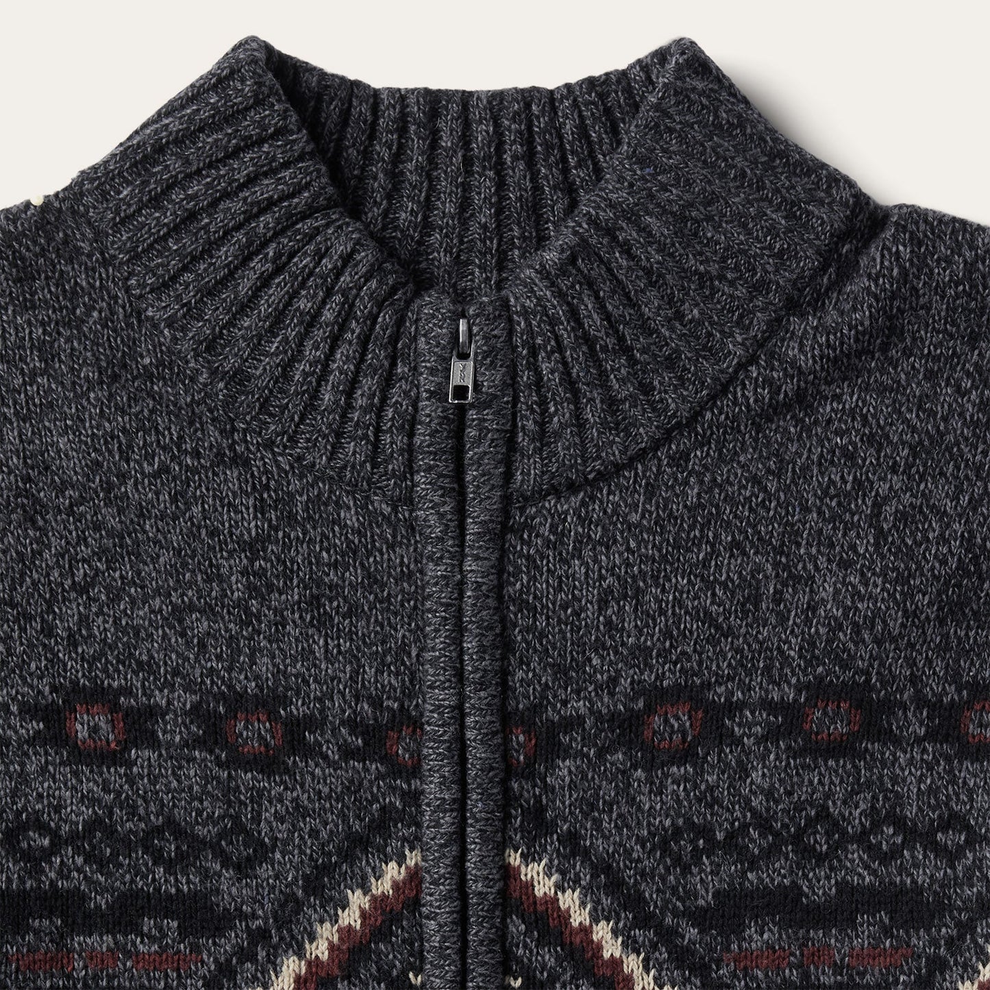Grey Horizontal Aztec Cardigan / Stetson