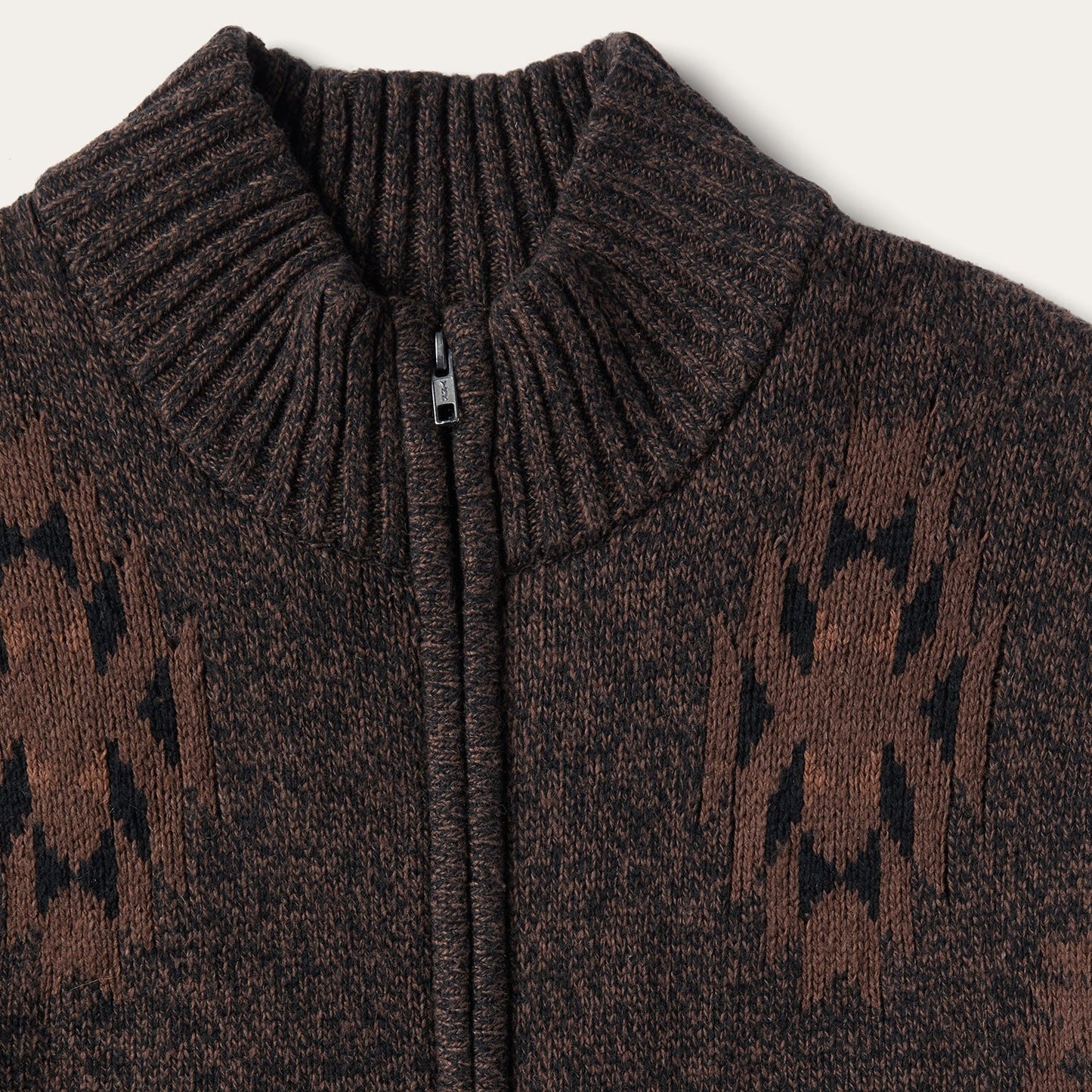 Brown Vertical Aztec Cardigan / Stetson