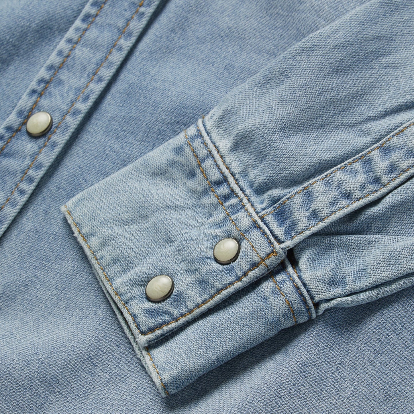 Blue Loose Fit Denim Shirt / Stetson