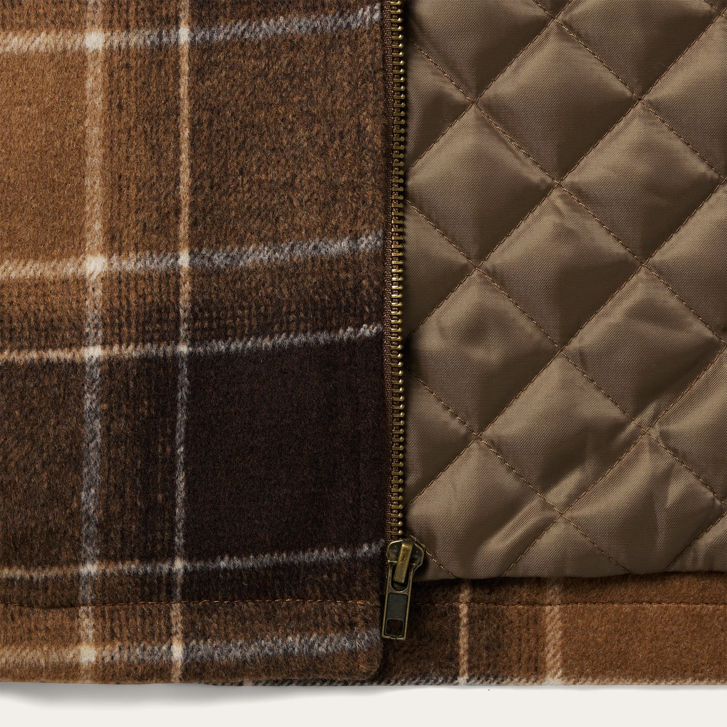 Brown Brown Plaid Western Coat / Stetson
