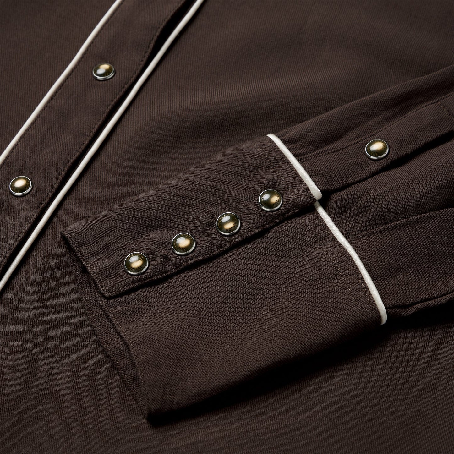 Brown Embroidered Western Shirt / Stetson