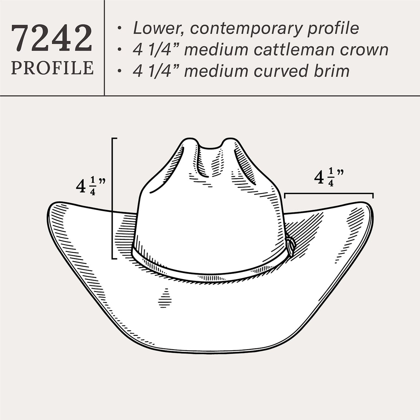 Black Skyline 7242 6X Cowboy Hat / Stetson