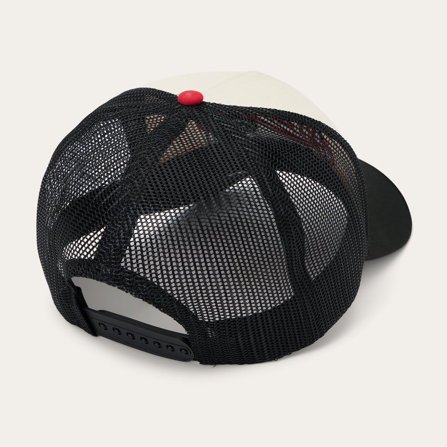 Off White / Black Rodeo Patch Trucker Cap / Stetson