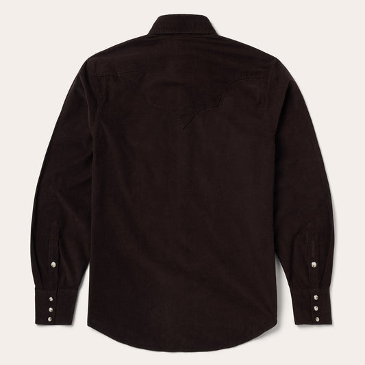 Brown Corduroy Western Shirt / Stetson