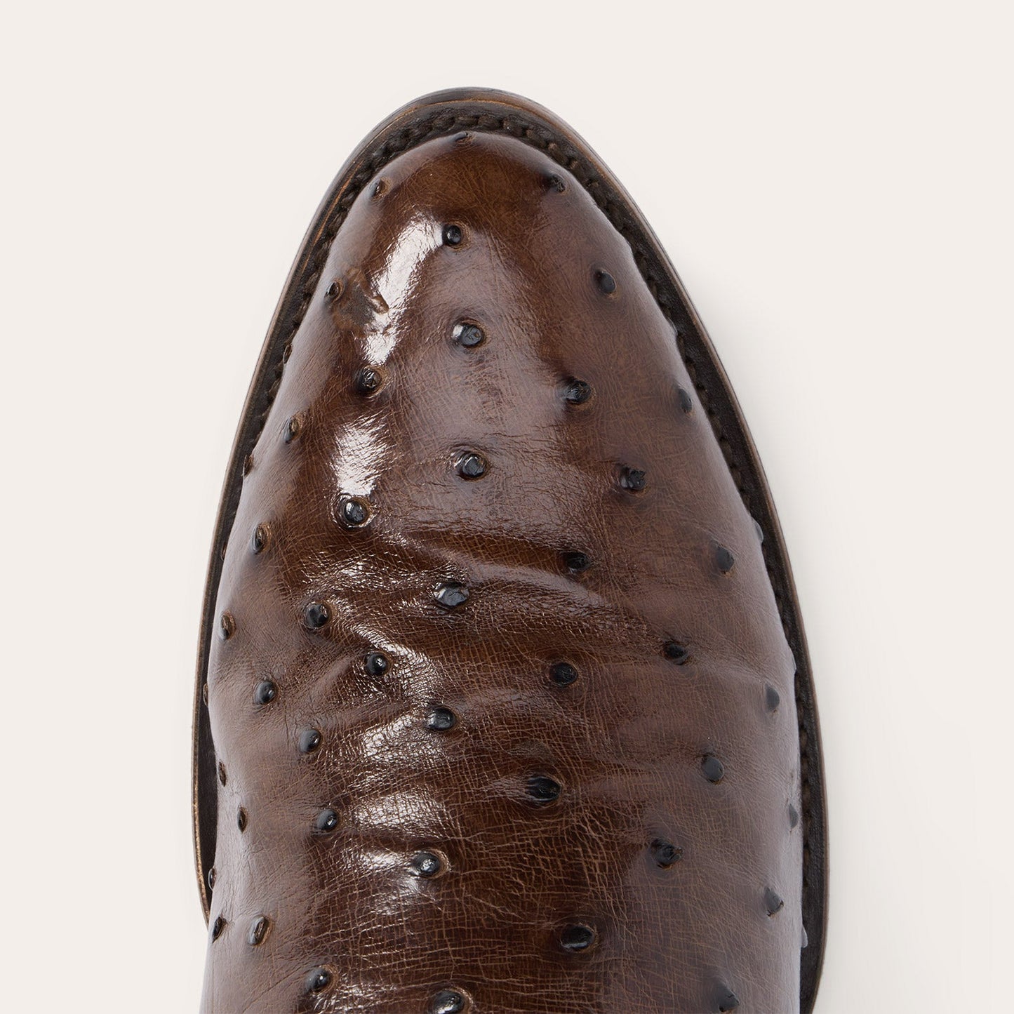 Tobacco Chisholm Ostrich Boots / Stetson