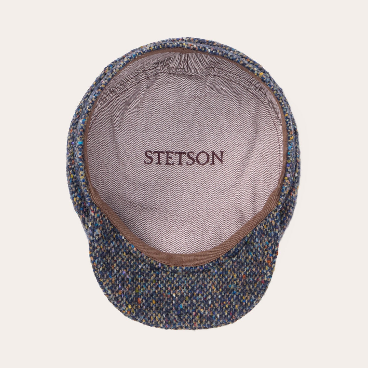Blue Wool Donegal Driver Cap / Stetson