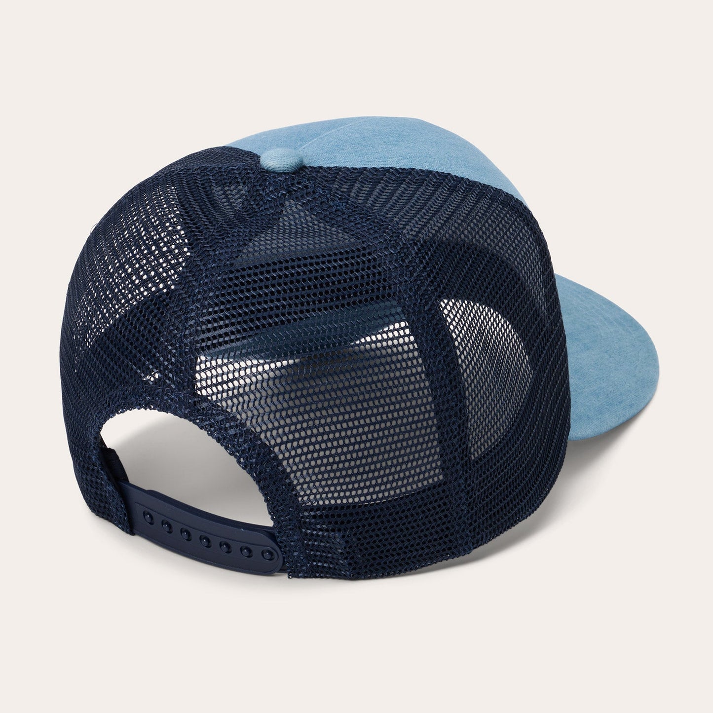 Blue Washed Denim 1865 Patch Trucker Cap / Stetson
