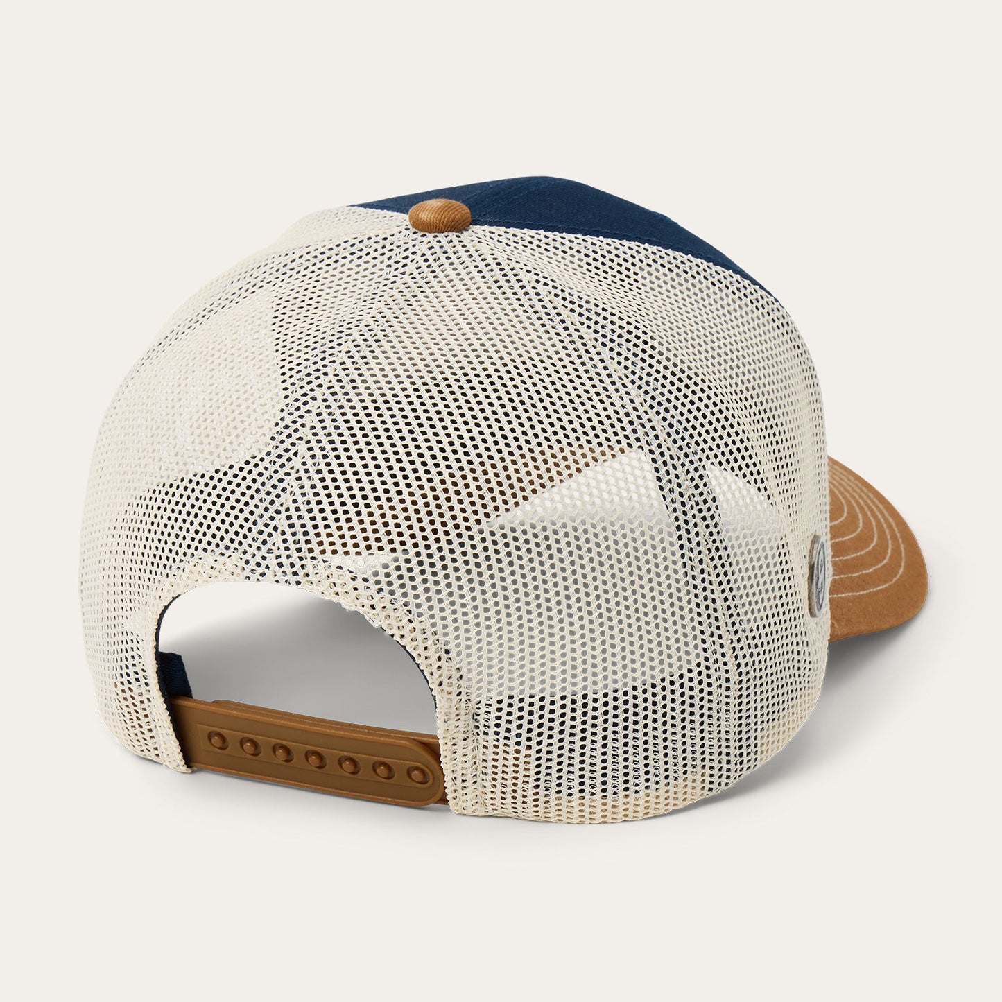 Navy Vintage Patch Trucker Hat / Stetson