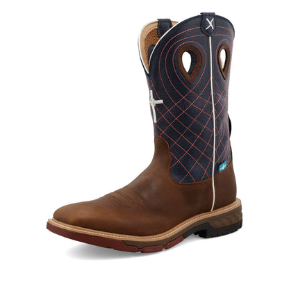 Mocha & Navy,7,D - Medium