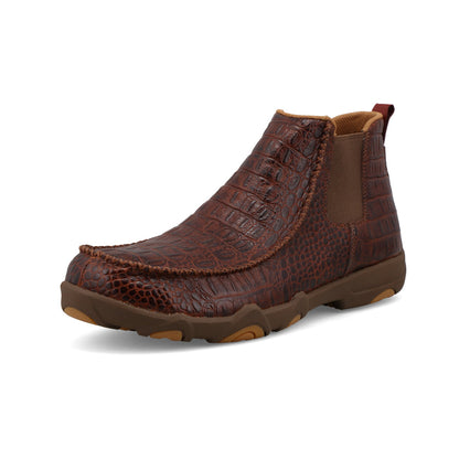 Brown Caiman Print,7,M - Medium