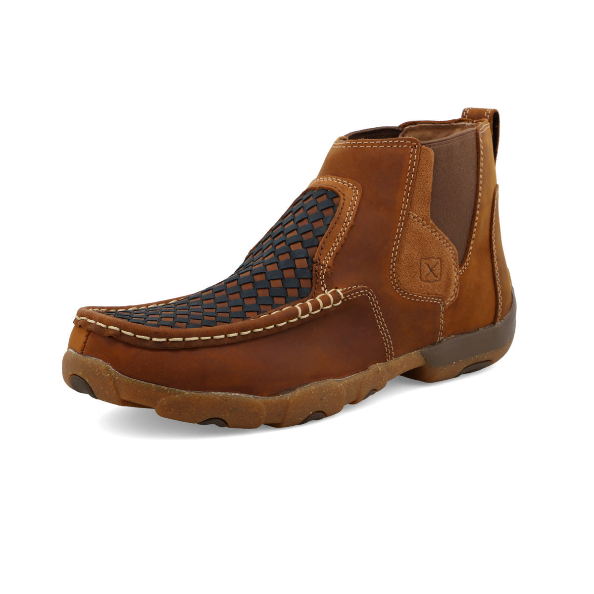 Woven Multi & Oiled Saddle,7,M - Medium