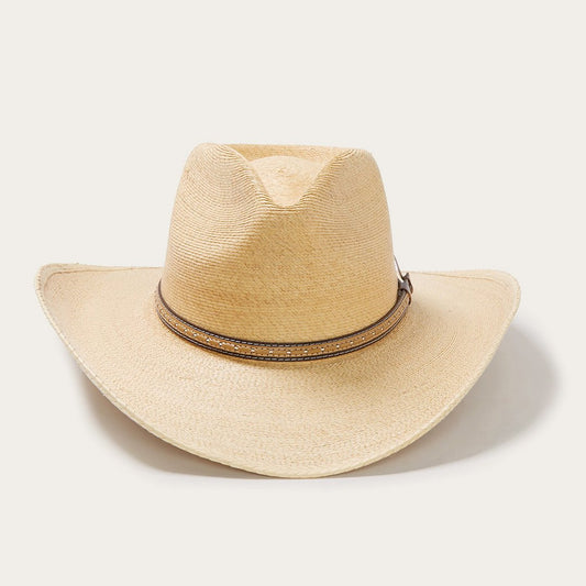 Toasted Sawmill Palm Leaf Western Hat / Stetson