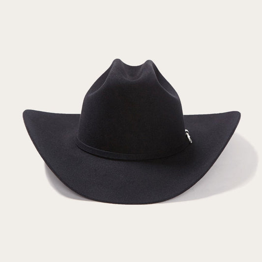 Black Lariat 5X Cowboy Hat - 4 5/8" Crown / Stetson
