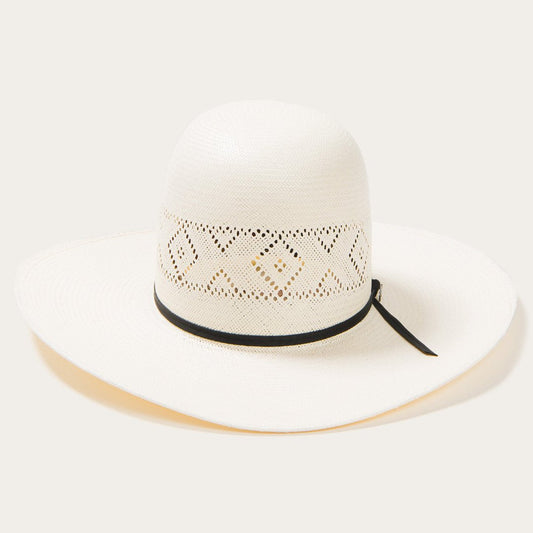 Natural Saddleman 20X Open Crown Straw Cowboy Hat / Stetson