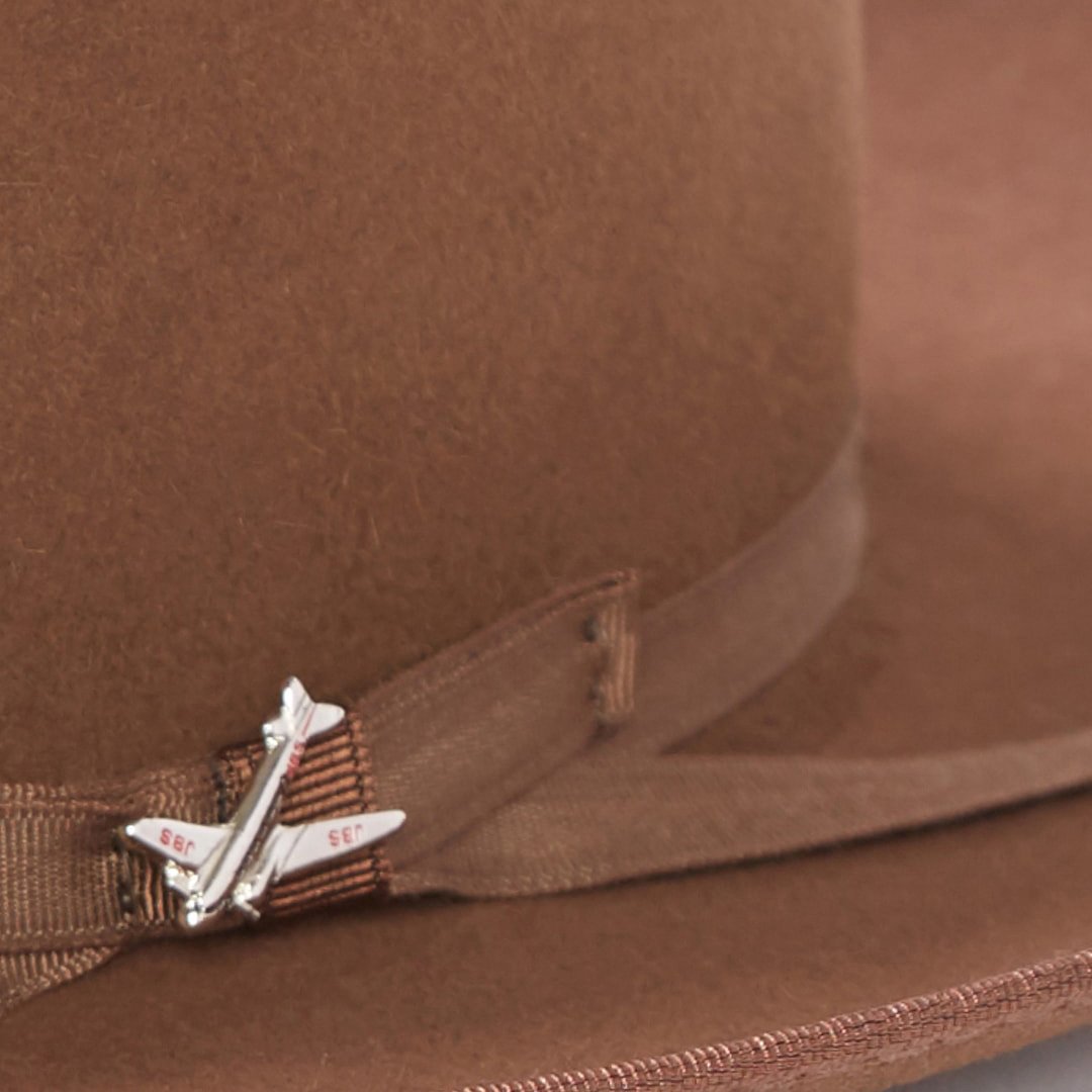 Walnut Stratoliner Fedora / Stetson