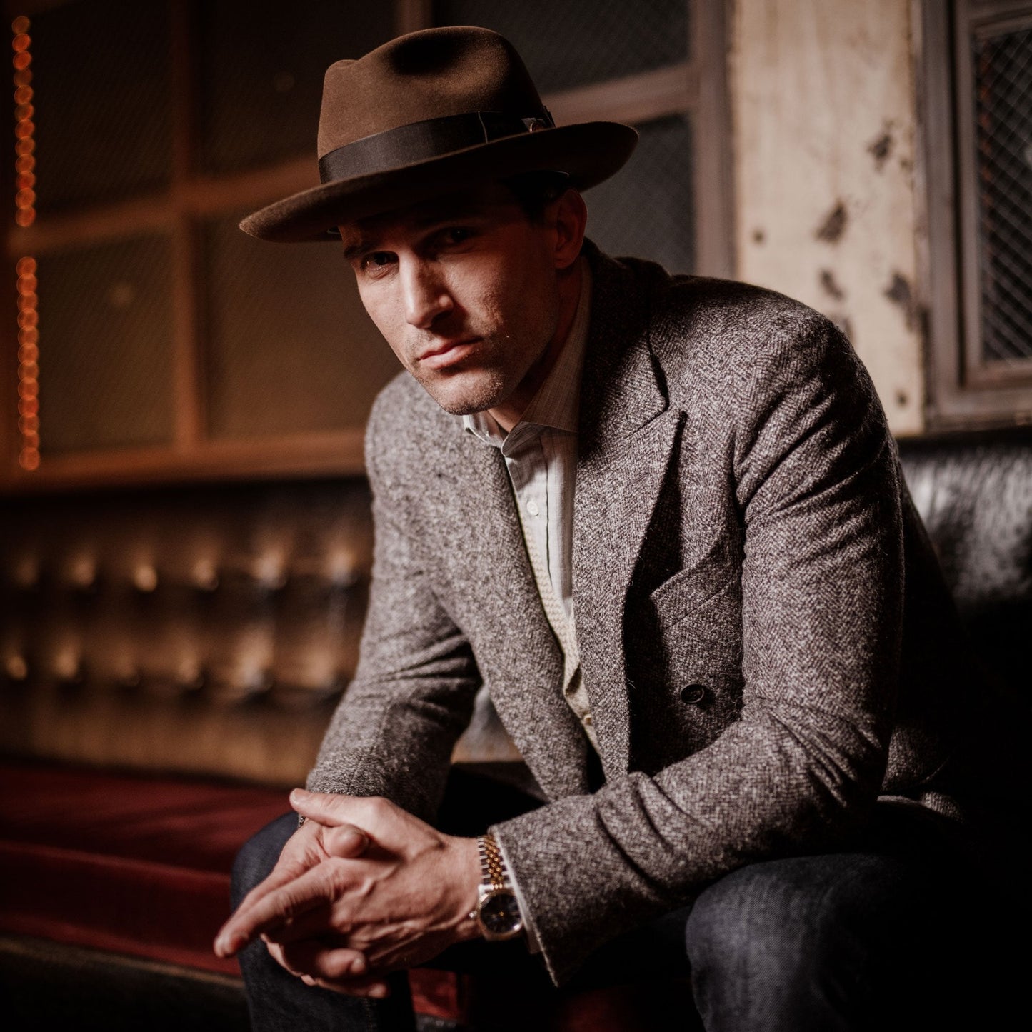 Mink Temple Fedora / Stetson