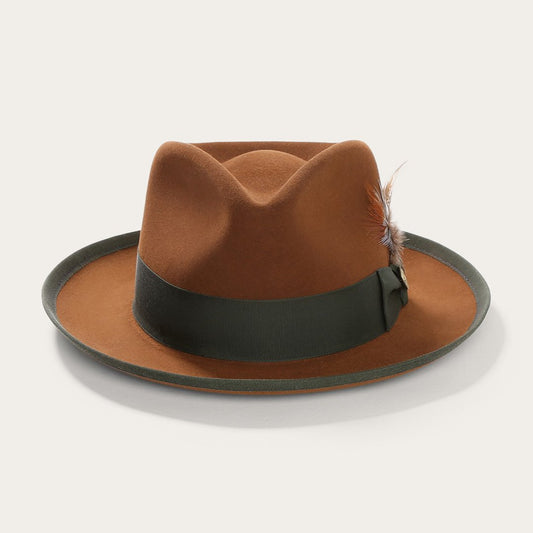 Cognac Whippet Fedora / Stetson