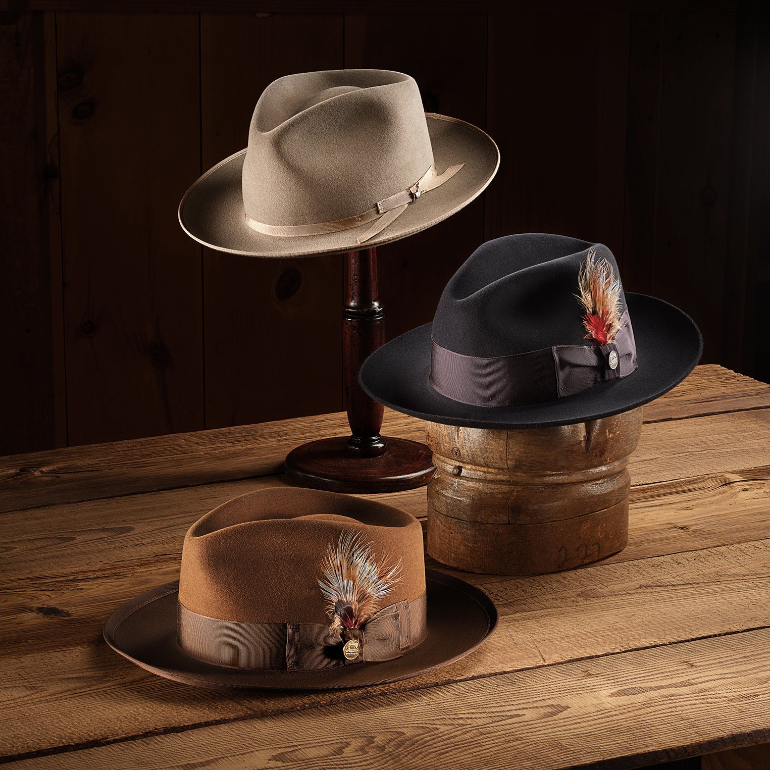 Mink Whippet Fedora / Stetson