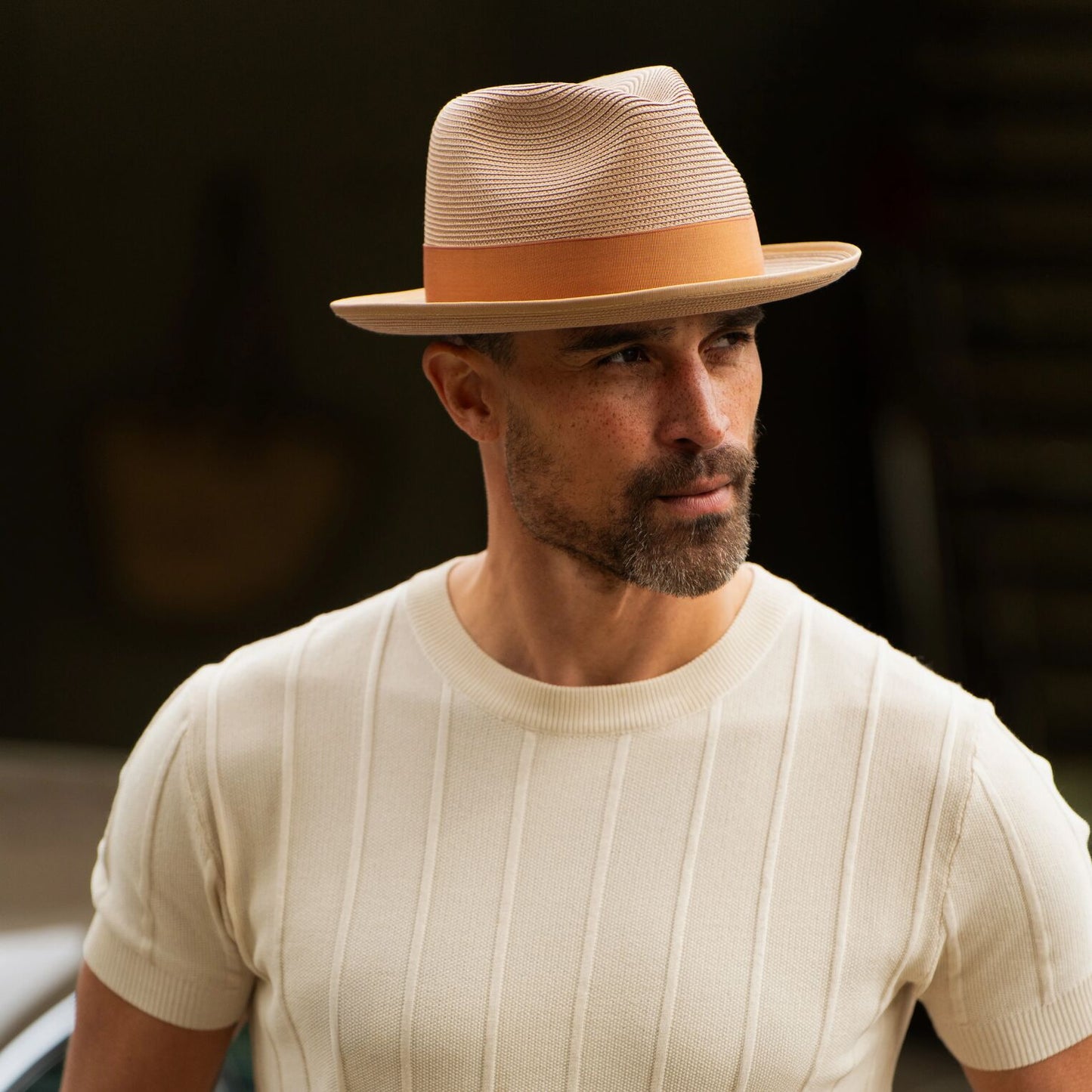 Cognac Latte Milan Fedora / Stetson