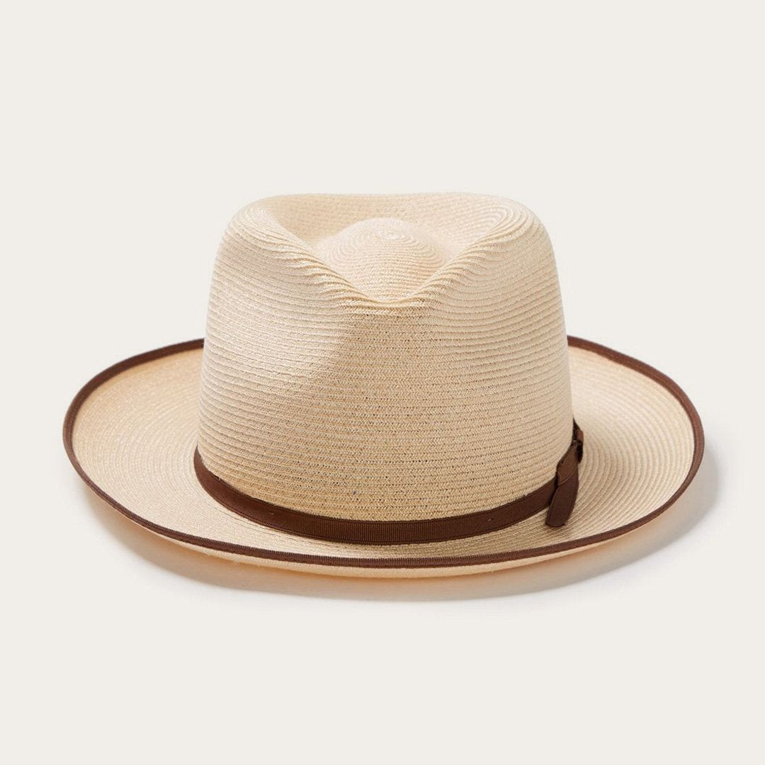 Natural Stratoliner Hemp Fedora / Stetson