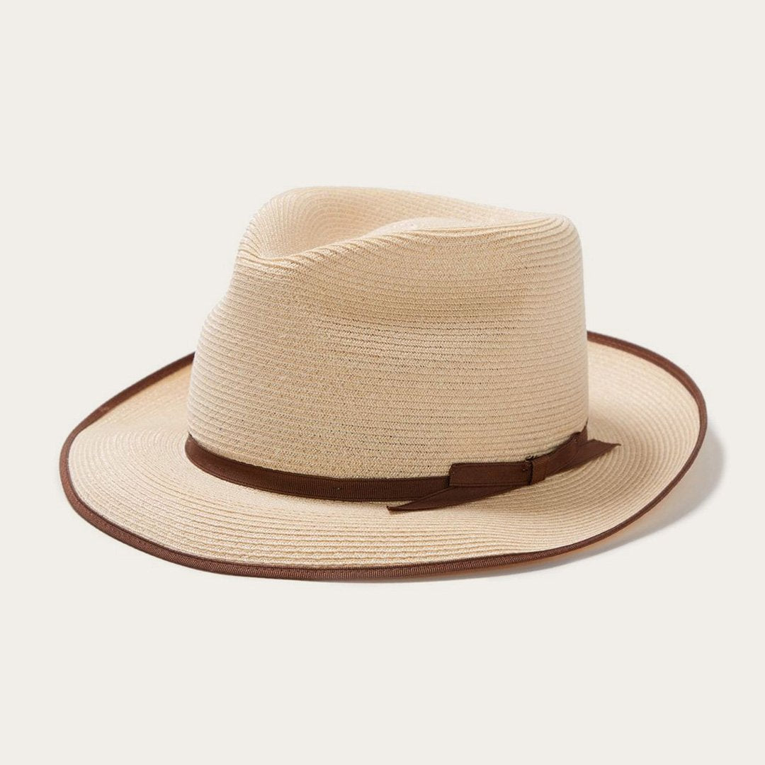Natural Stratoliner Hemp Fedora / Stetson