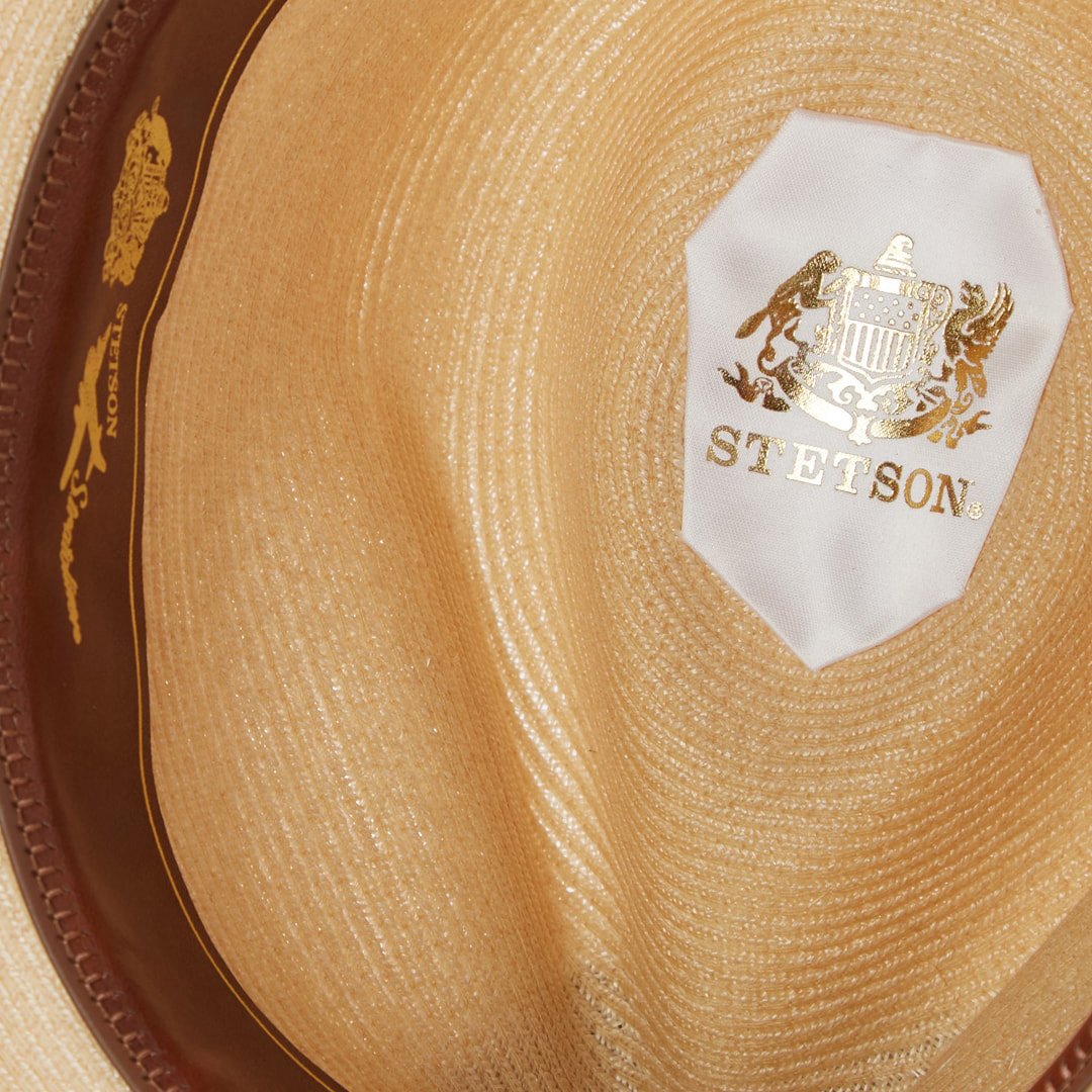 Natural Stratoliner Hemp Fedora / Stetson