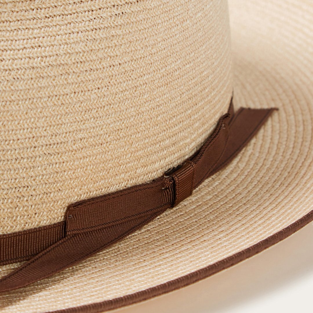 Natural Stratoliner Hemp Fedora / Stetson