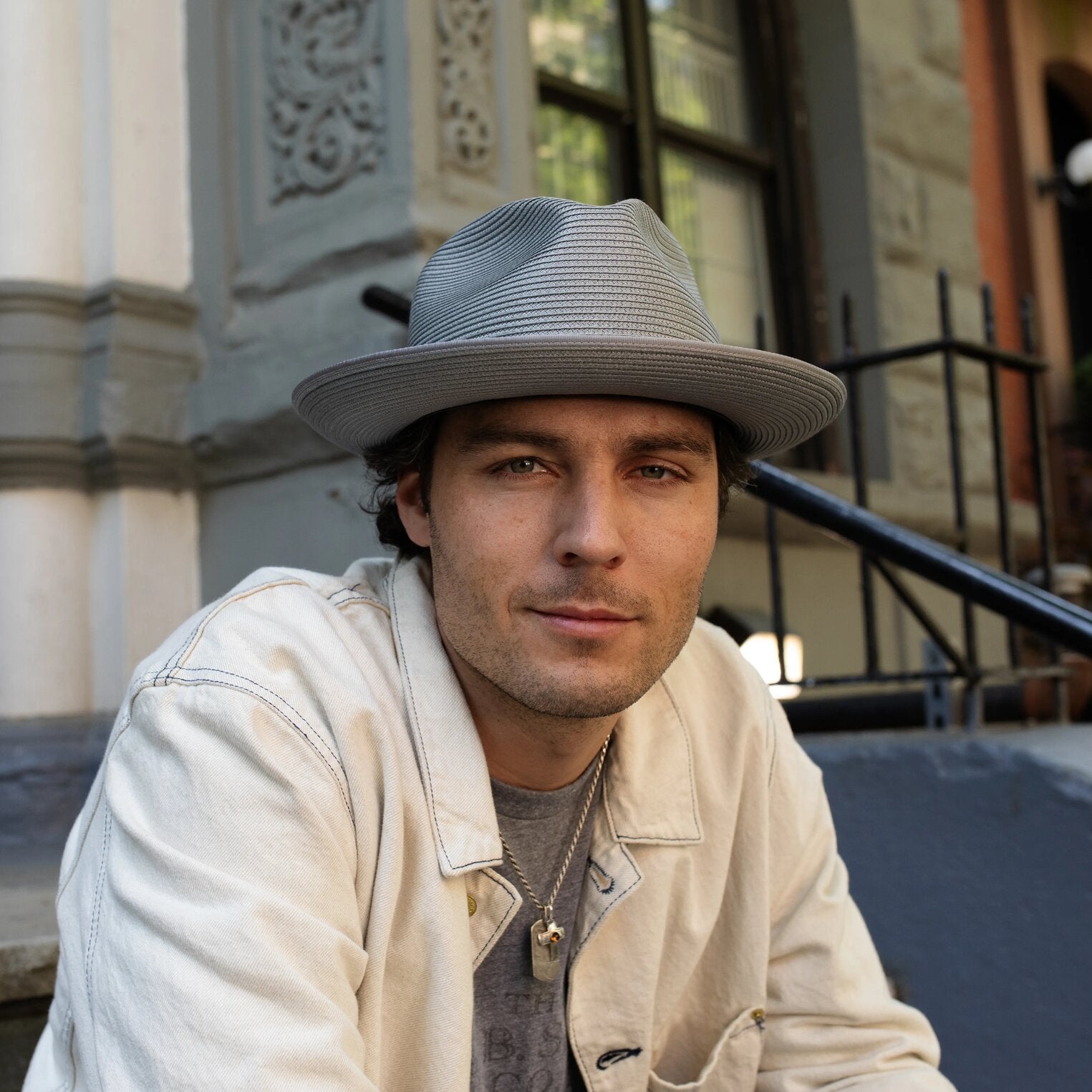Grey Stratoliner Milan Fedora / Stetson