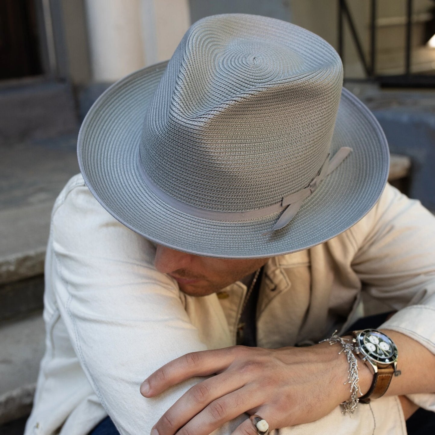 Grey Stratoliner Milan Fedora / Stetson