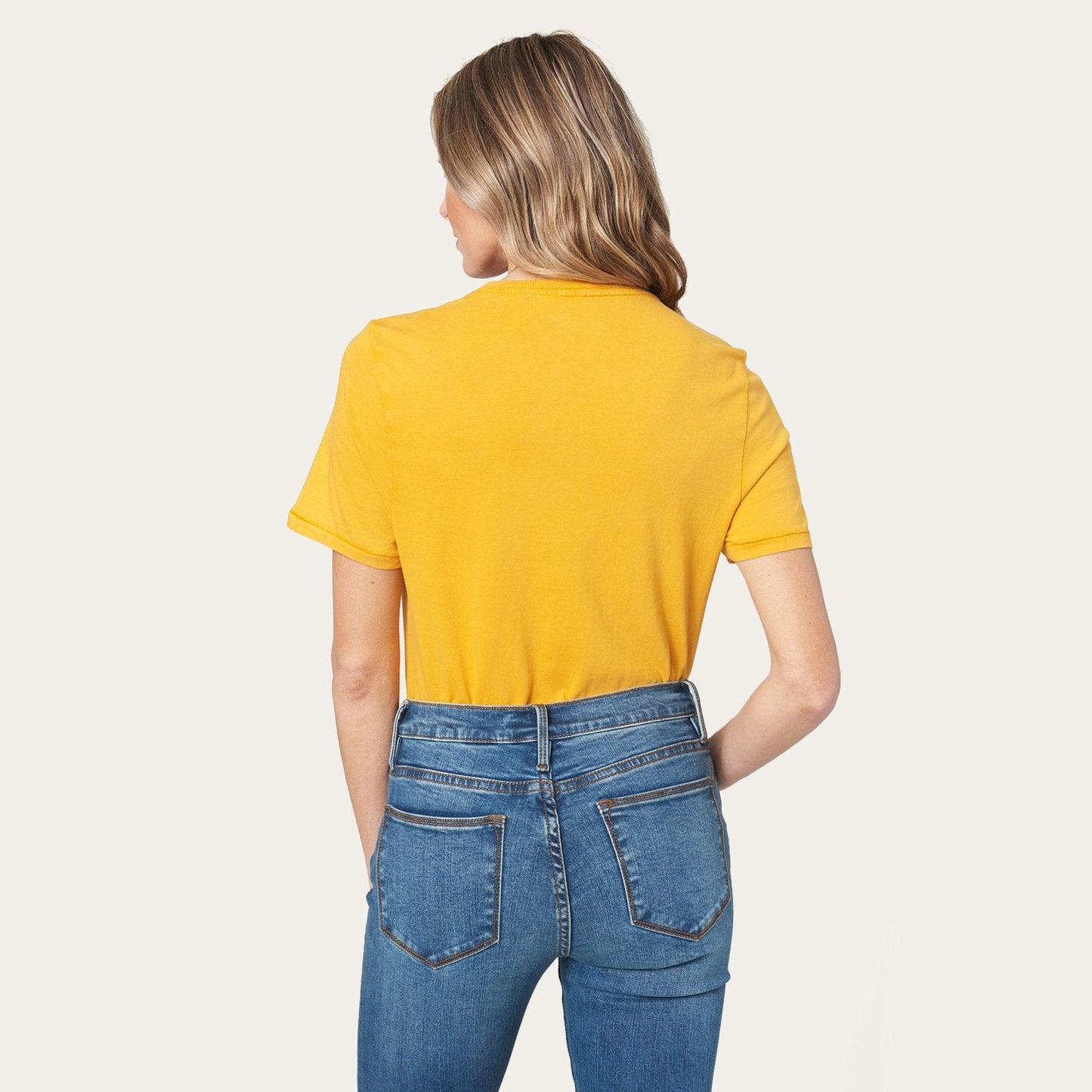 Yellow Hold Your Horses Graphic Tee / Stetson