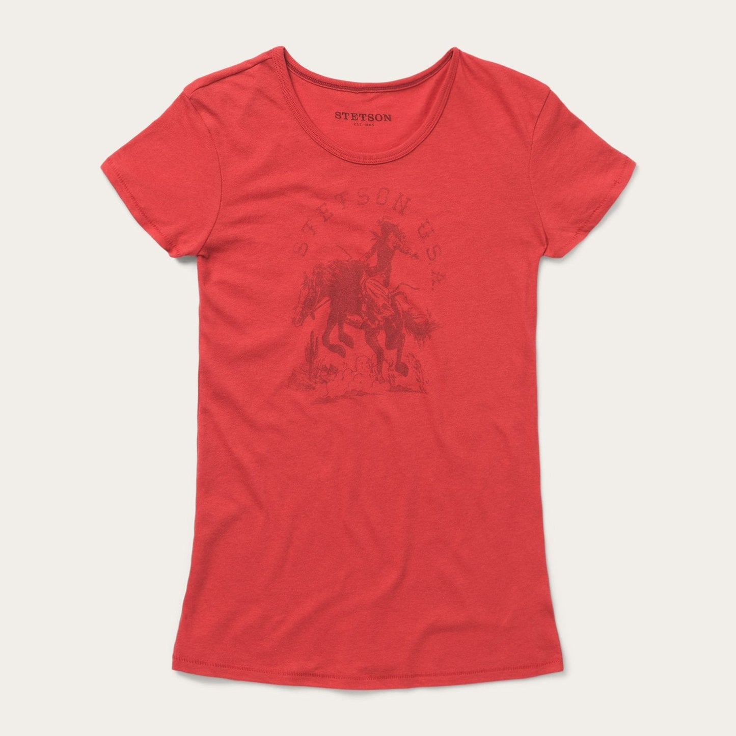 Red Cowgirl Graphic Tee / Stetson