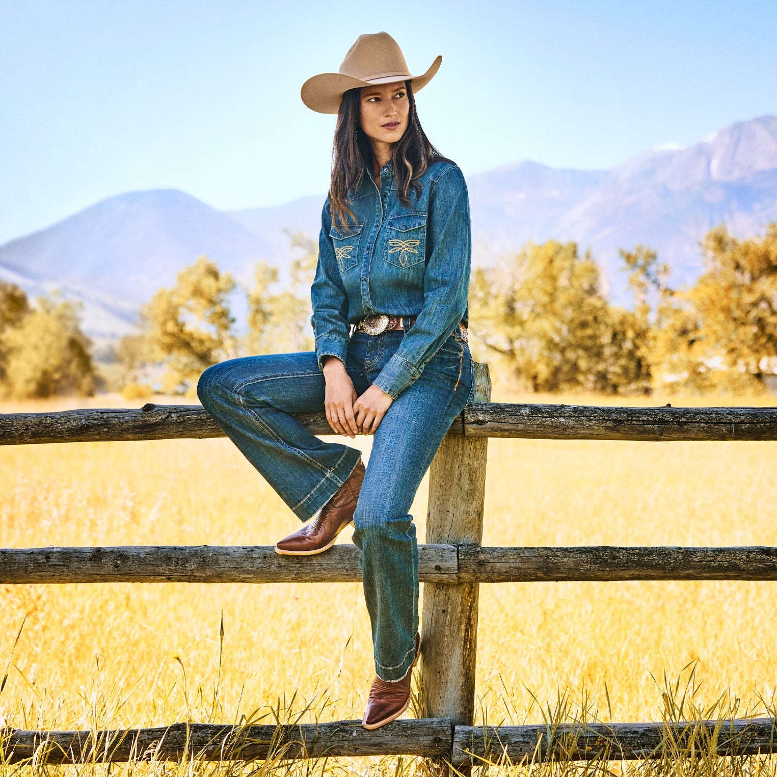 Blue 214 City Trouser Jeans In Medium Wash / Stetson
