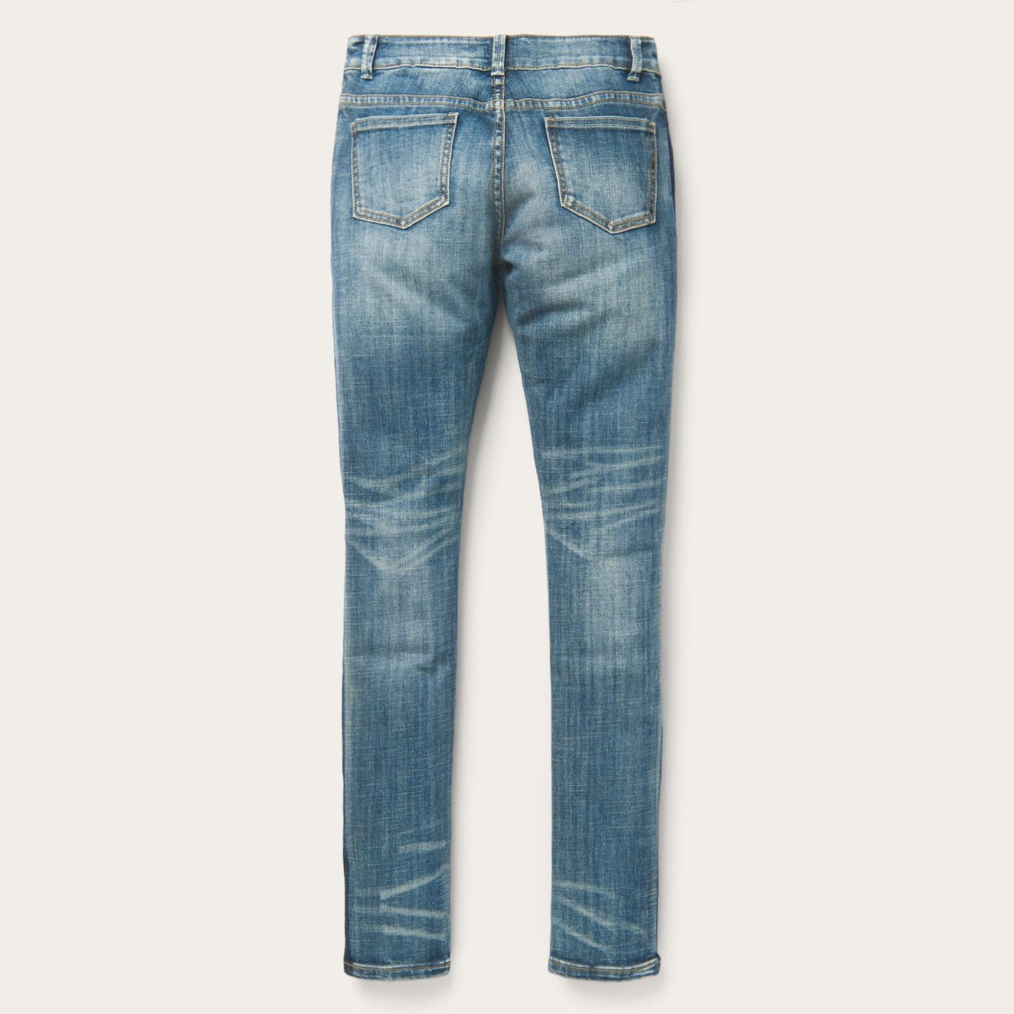 Blue Skinny Fit Stripe Leg Jean / Stetson