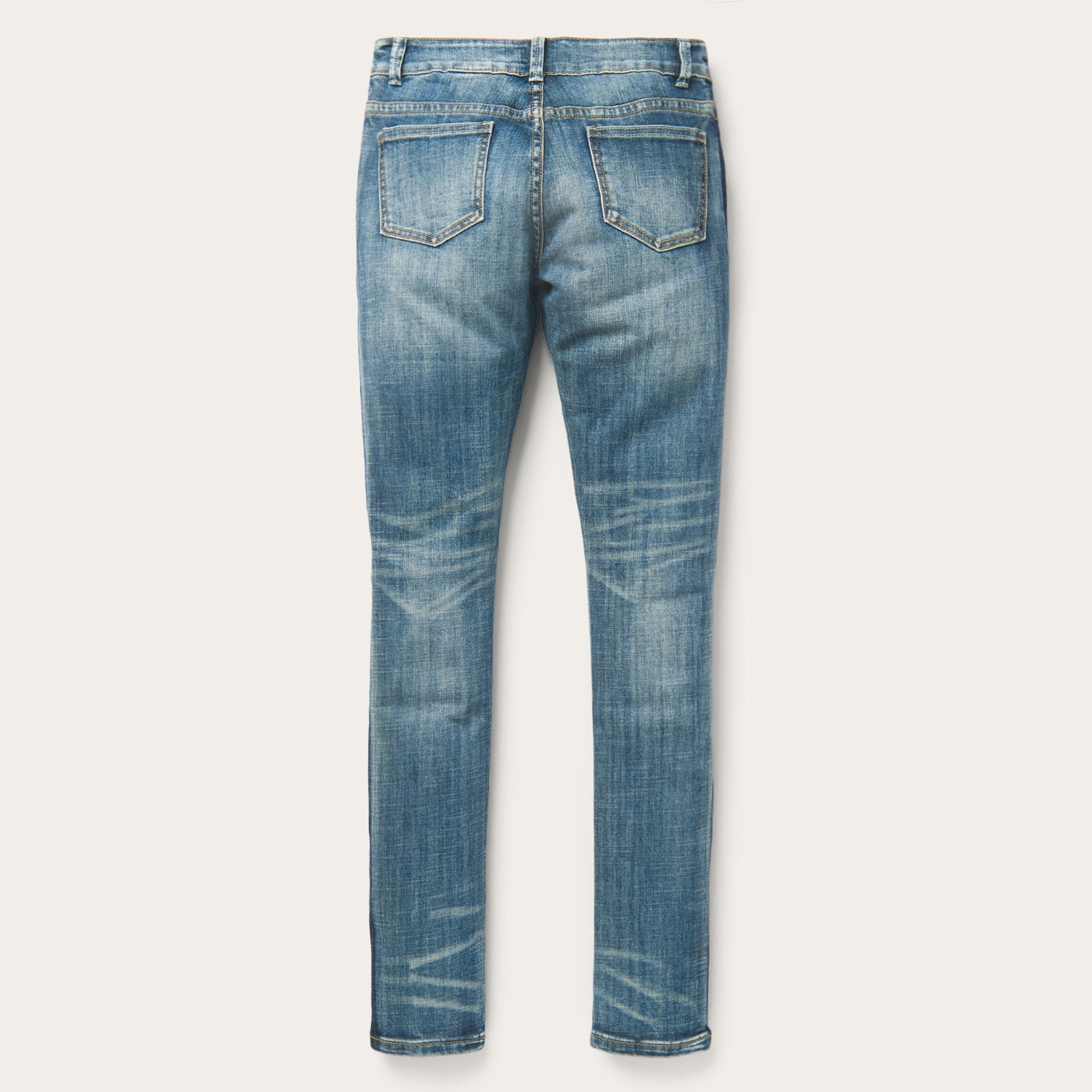 Blue Skinny Fit Stripe Leg Jean / Stetson