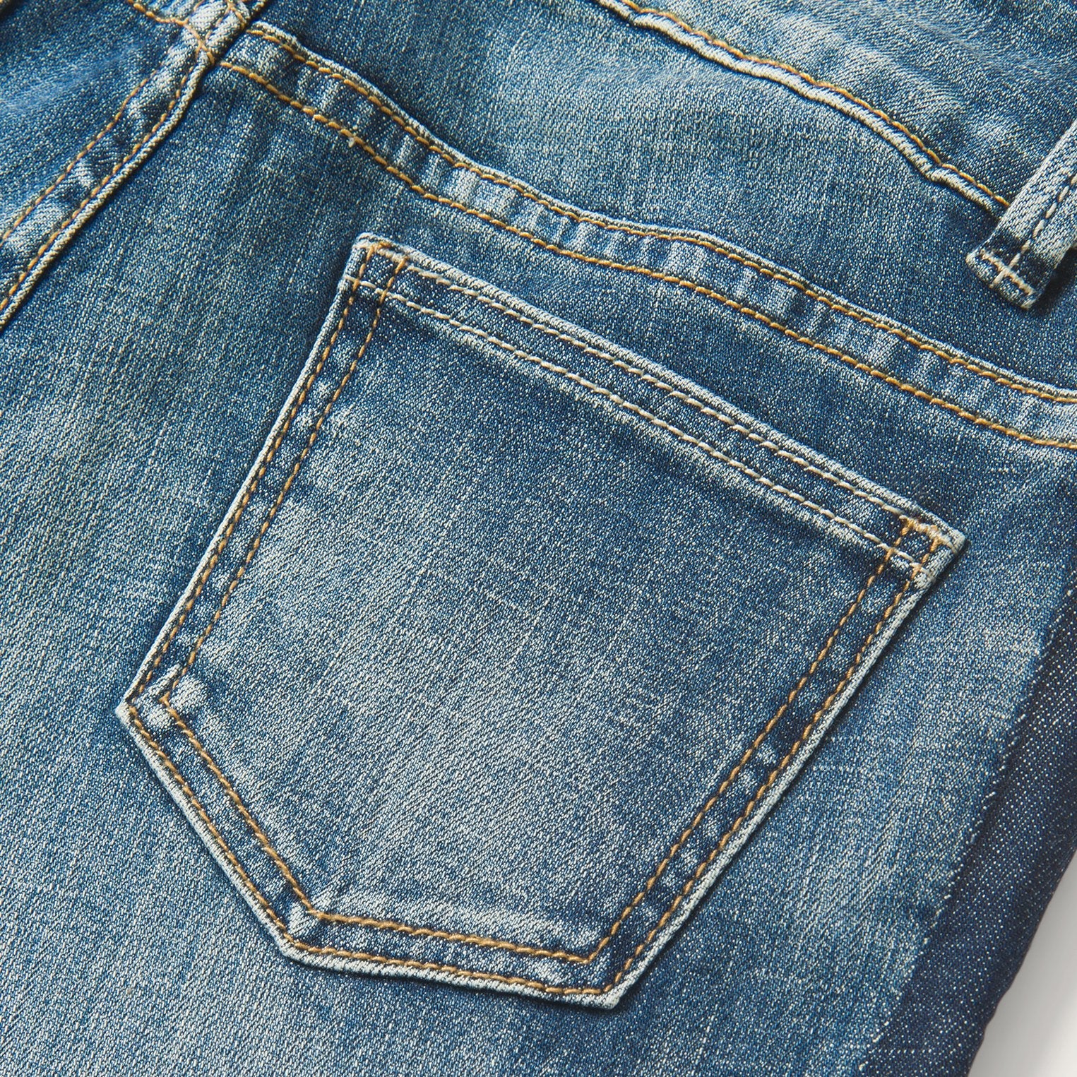 Blue Skinny Fit Stripe Leg Jean / Stetson