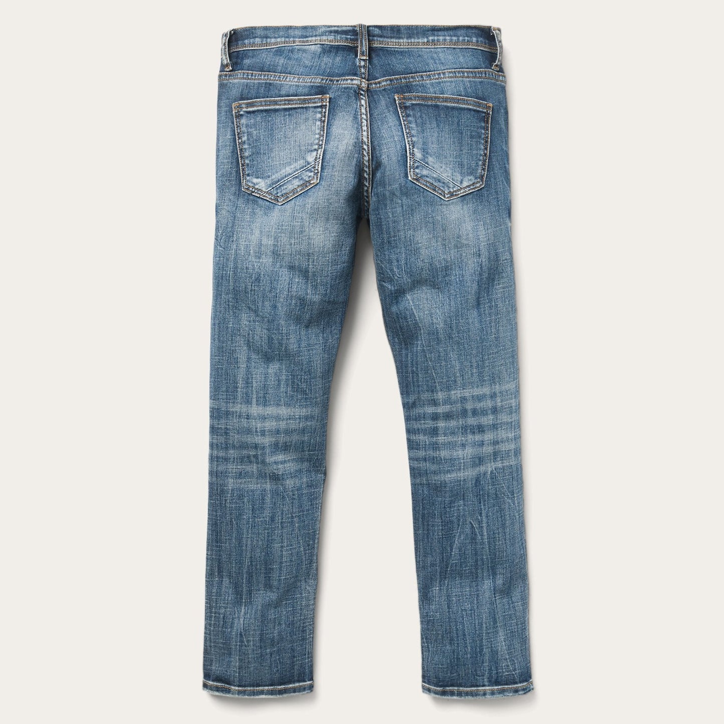 Blue Ankle-Length Boyfriend Fit Jean / Stetson