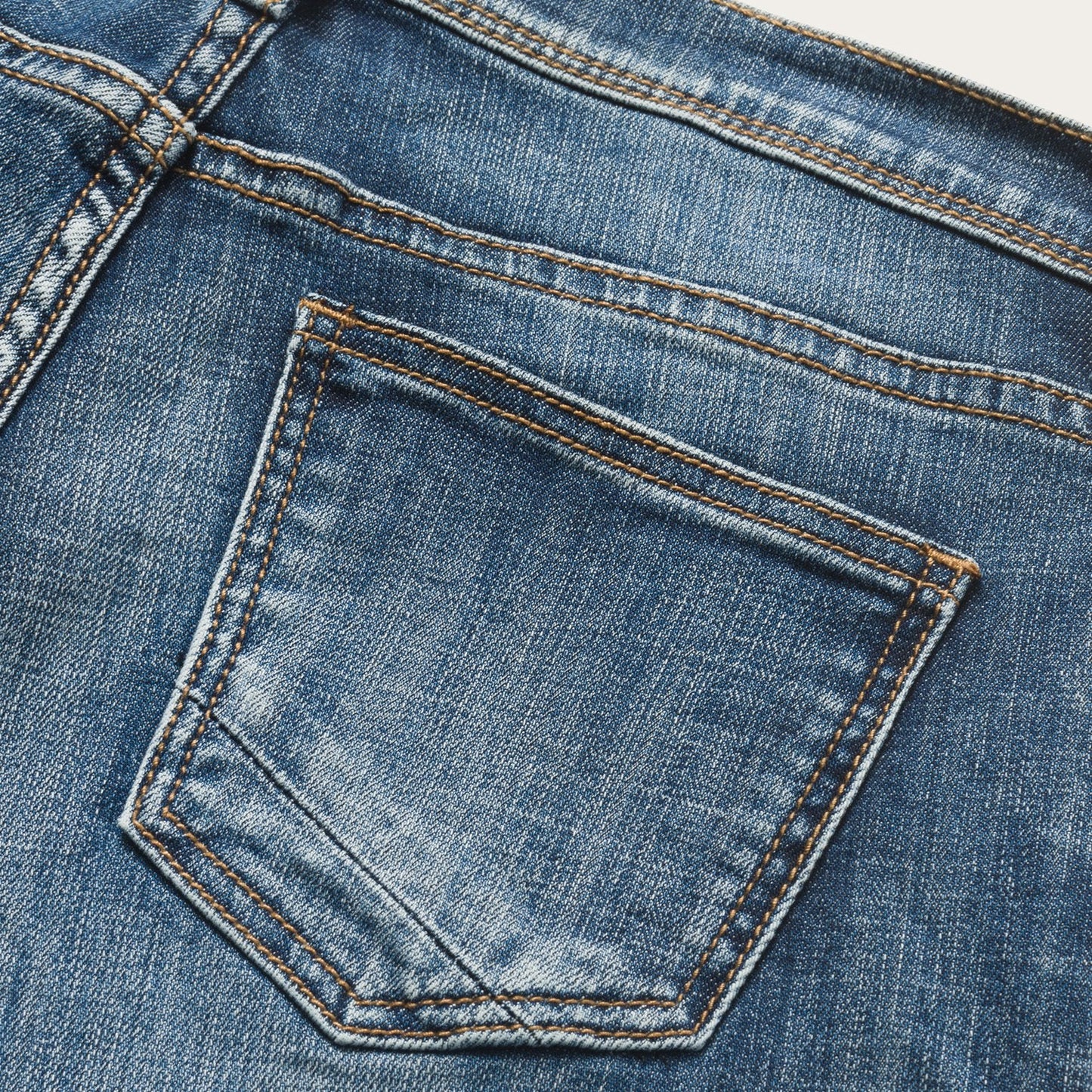 Blue Ankle-Length Boyfriend Fit Jean / Stetson