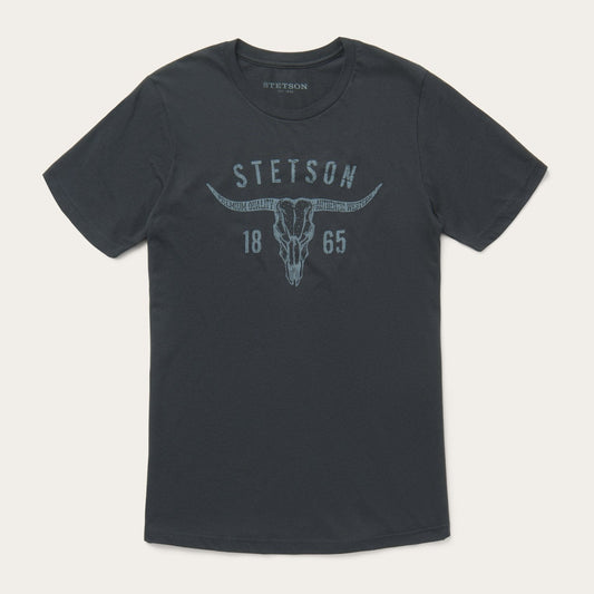 Black Longhorn Graphic Tee / Stetson