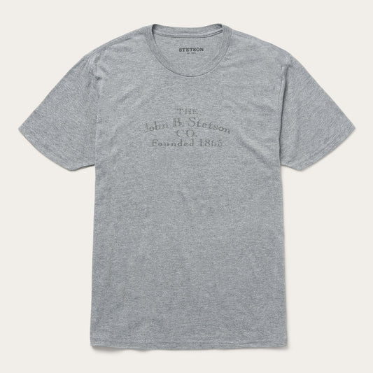 Grey John B. Stetson Co Graphic Tee / Stetson