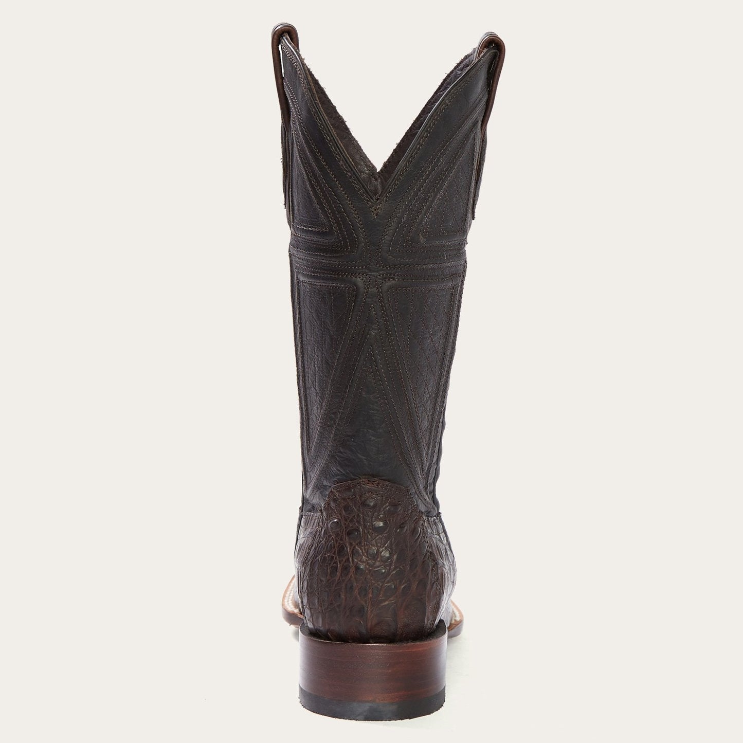 Brown Kaycee Brown Caiman Belly Cowboy Boot / Stetson