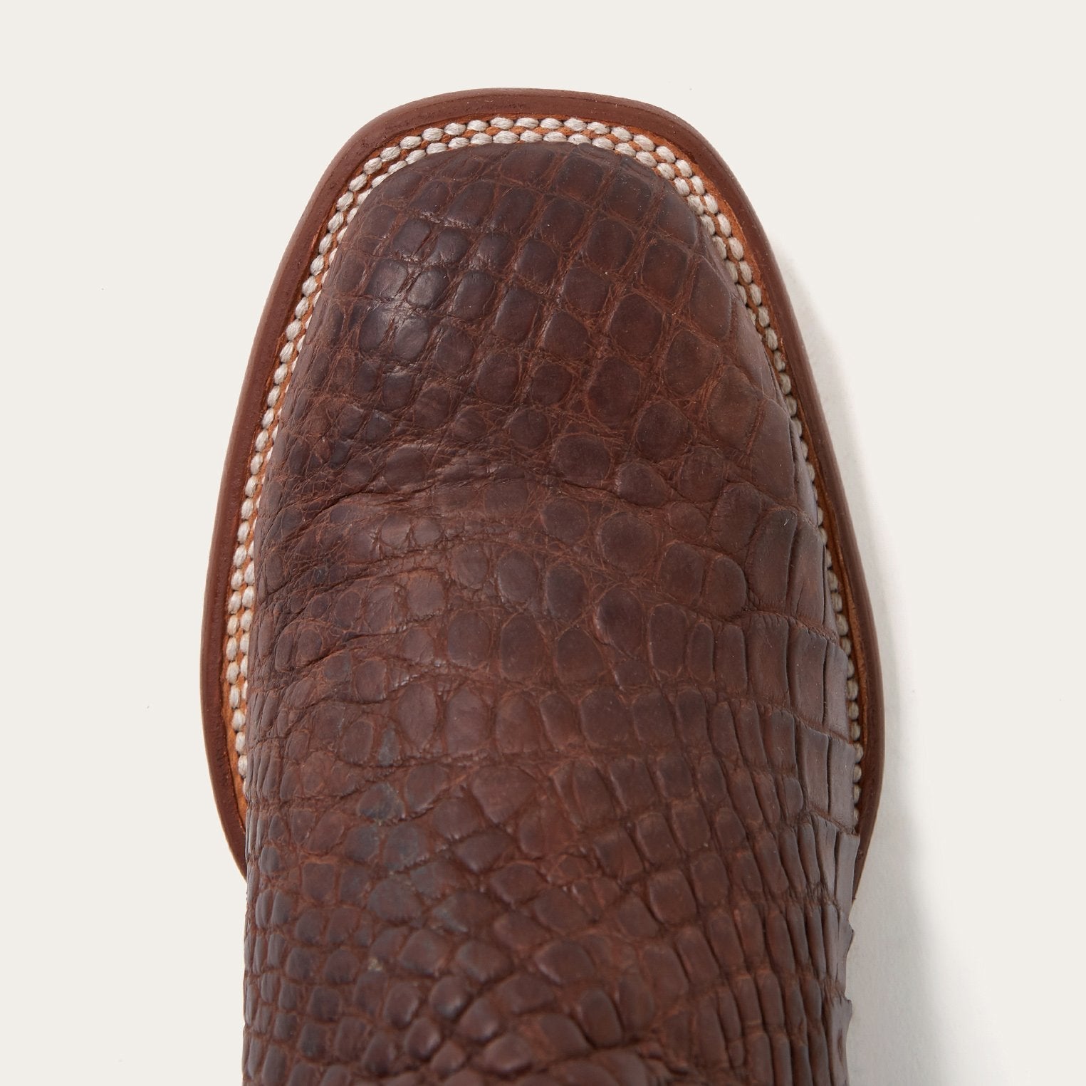 Brown Big Horn Tobacco Alligator Cowboy Boot / Stetson
