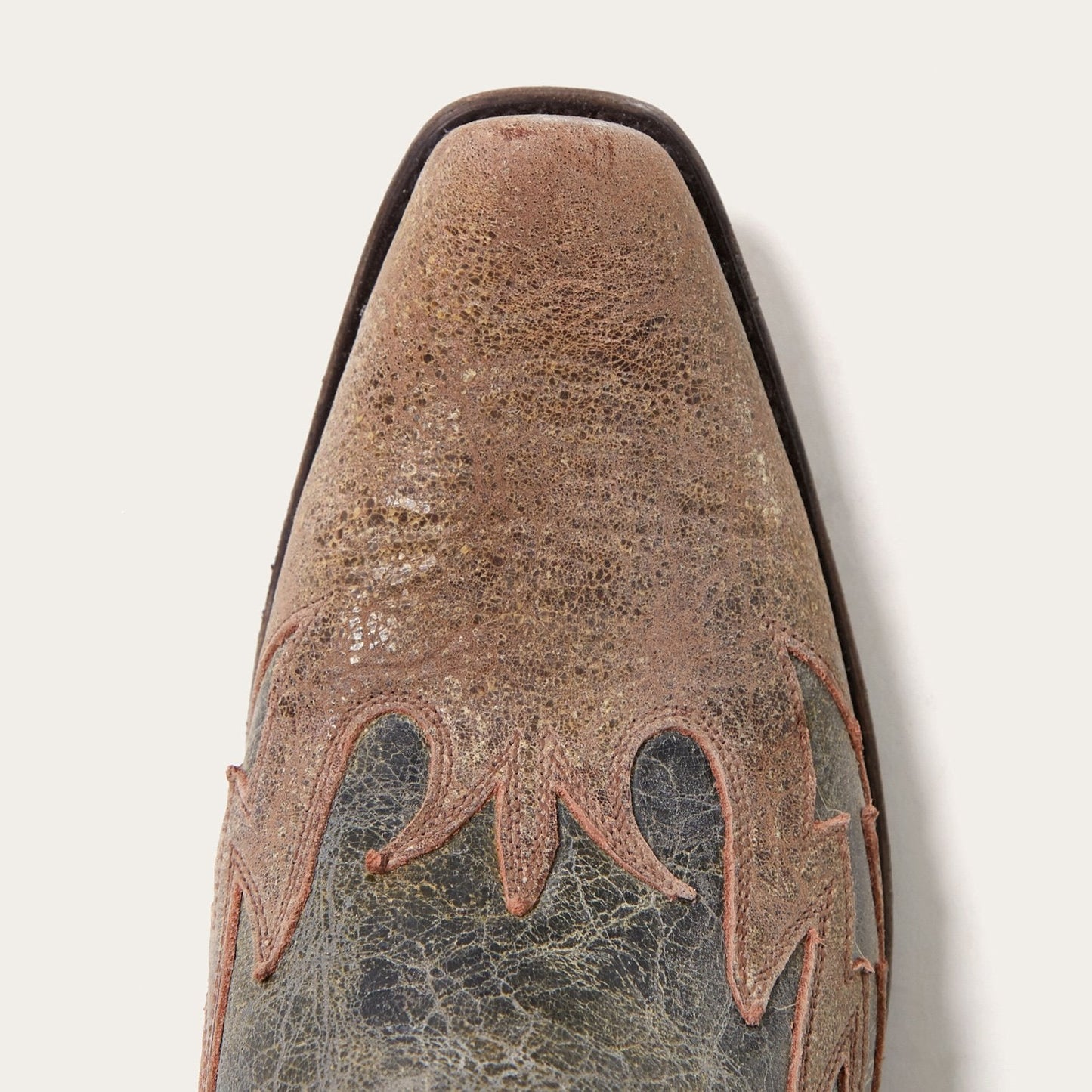 Black Sundance Kid Washed Crater Black Cowboy Boot / Stetson