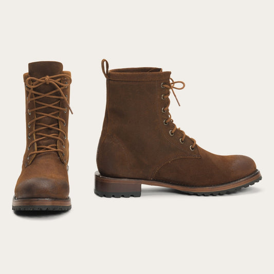 Brown Suede Sam Lace Up / Stetson