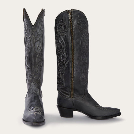 Black Blair Corded Side Zip Cowboy Boot / Stetson