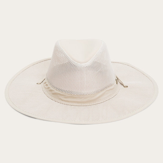 Khaki Montana 'No Fly Zone' Mesh Hat / Stetson