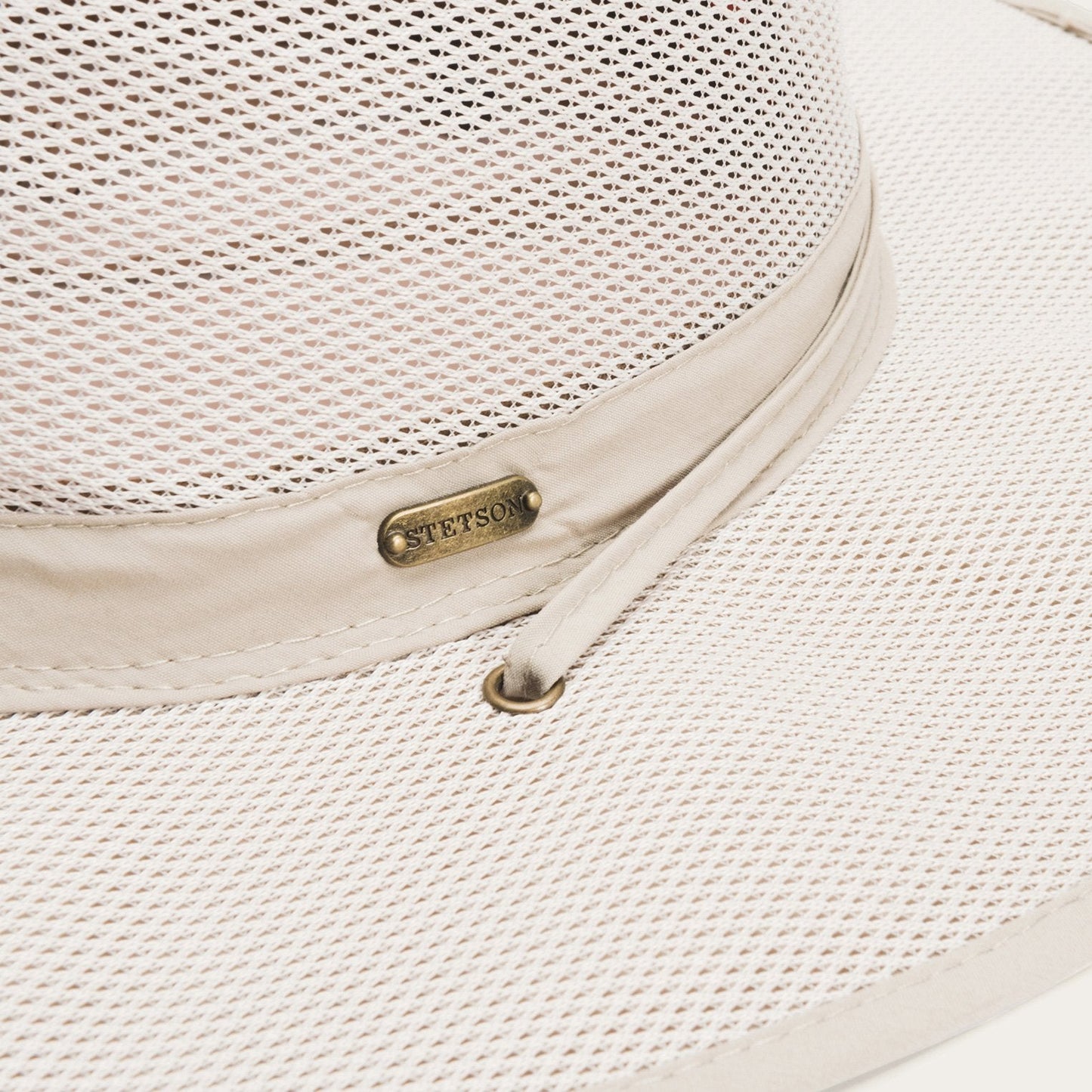 Khaki Montana 'No Fly Zone' Mesh Hat / Stetson