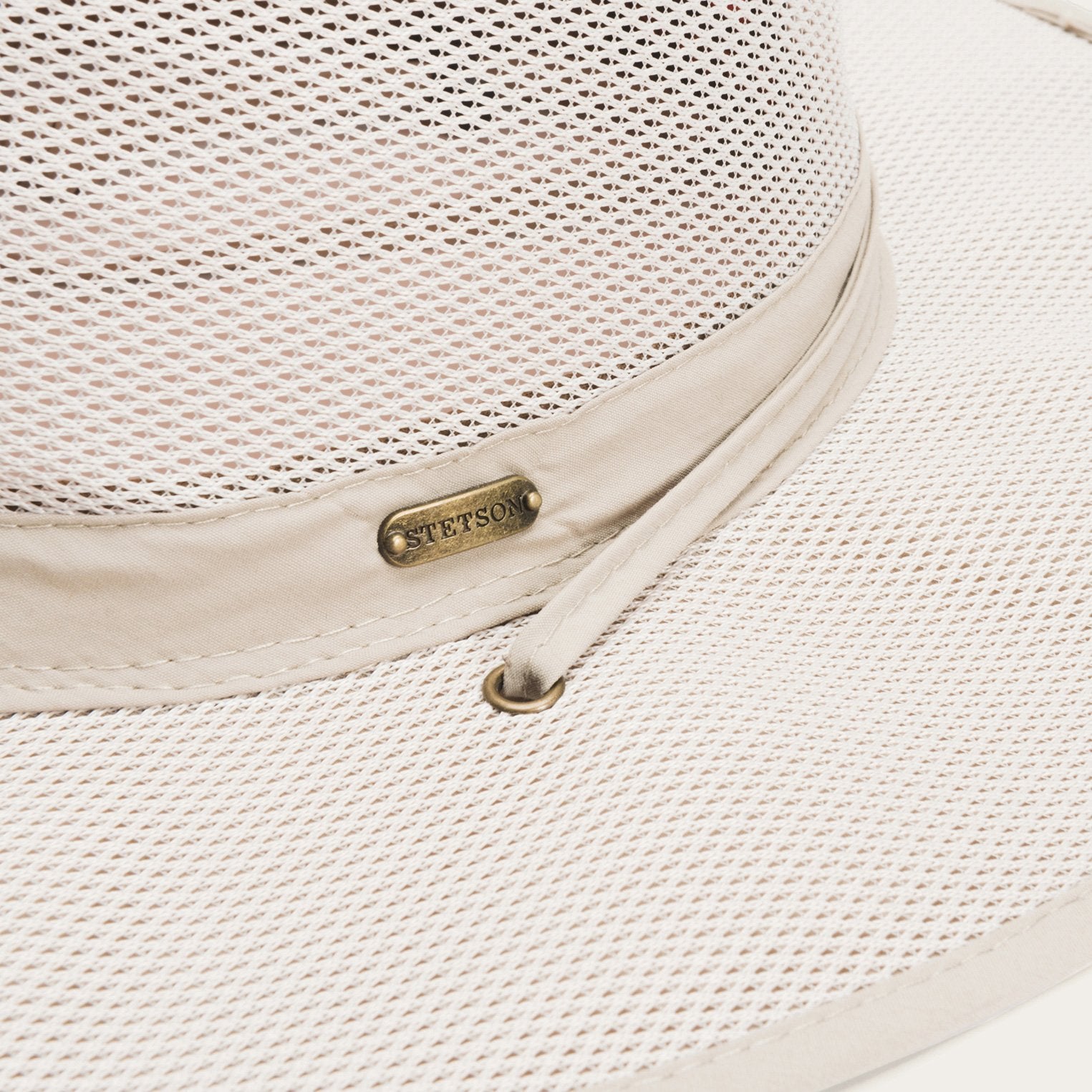 Khaki Montana 'No Fly Zone' Mesh Hat / Stetson