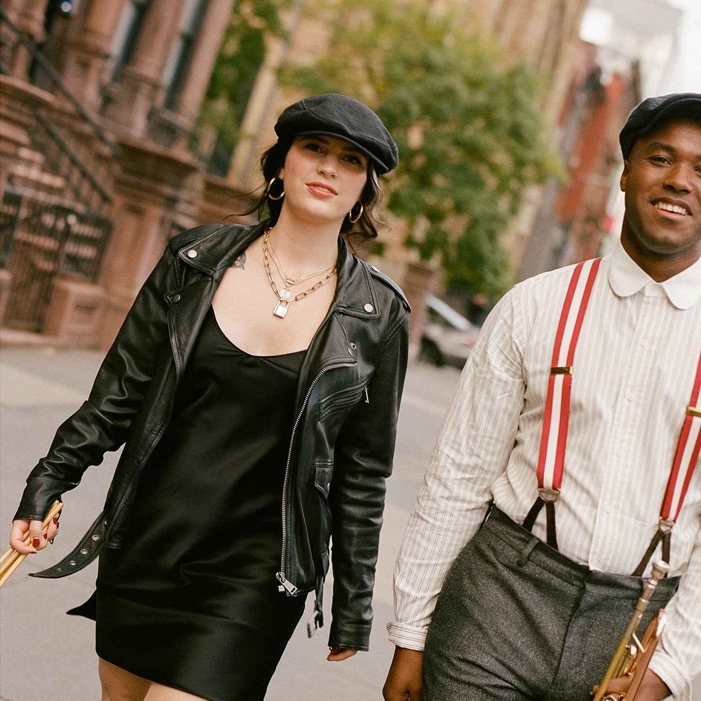 Black Premium Linen Driver Cap / Stetson