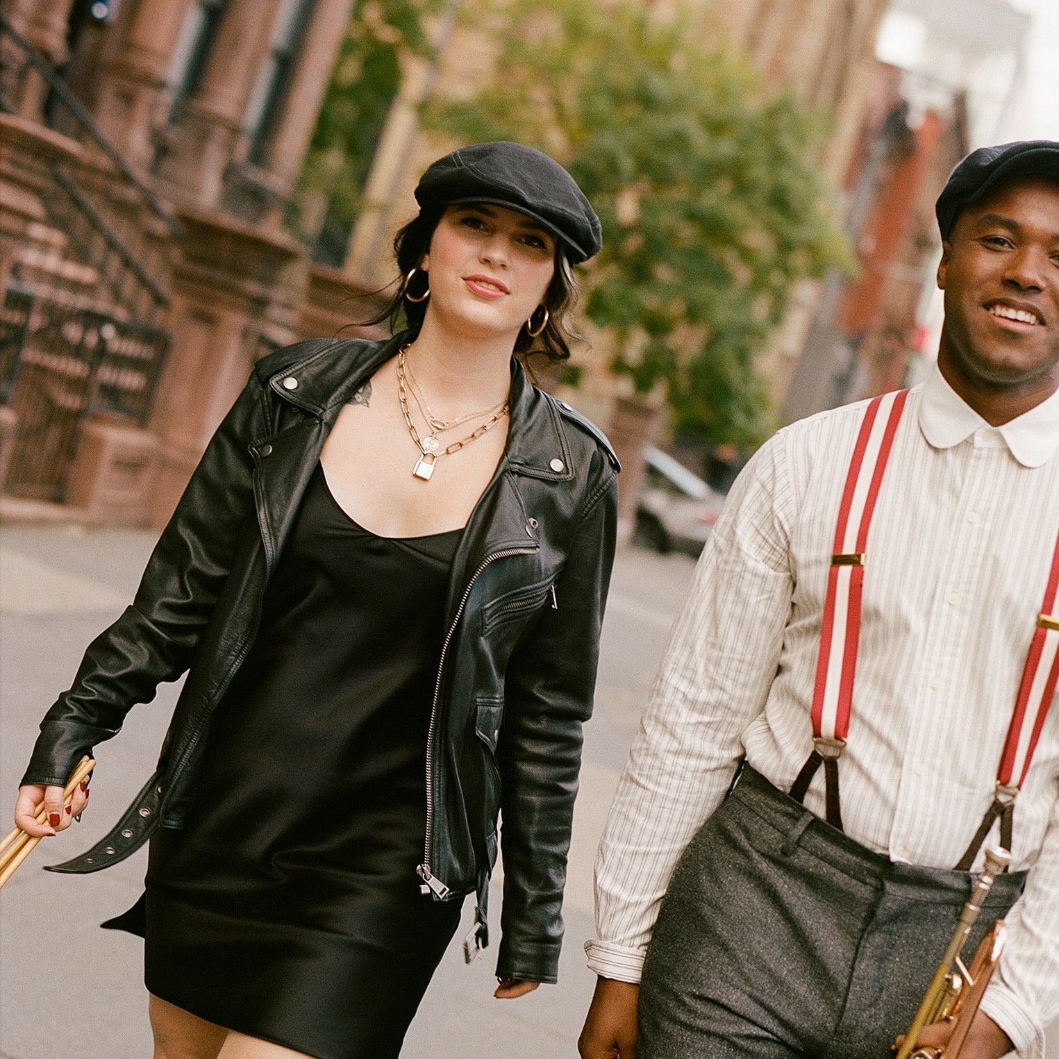 Black Premium Linen Driver Cap / Stetson