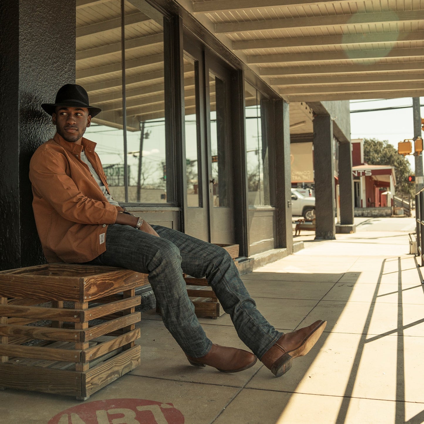 Burnished Cognac Rancher Zip Roper / Stetson